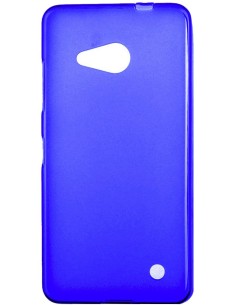 Coque en Silicone Gel givré Bleu Translucide | 1001coques.fr