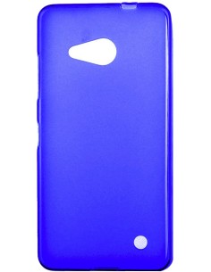 Coque en silicone gel givré Bleu Translucide | 1001coques.fr