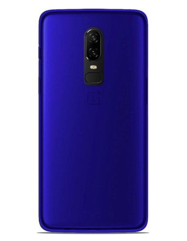 Coque en silicone Givré Bleu