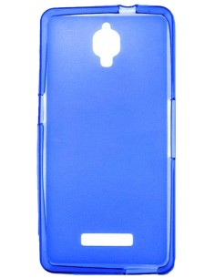 Coque en Silicone Gel givré Bleu Translucide | 1001coques.fr