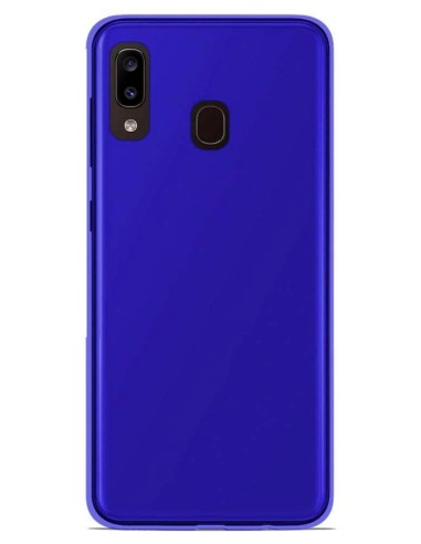 Coque en silicone Givré Bleu