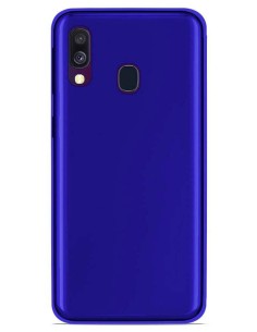 Coque en silicone gel givré Bleu Translucide | 1001coques.fr