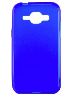 Coque en silicone gel givré Bleu Translucide | 1001coques.fr