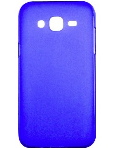 Coque en silicone gel givré Bleu Translucide | 1001coques.fr