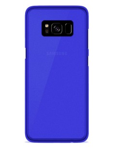 Coque en silicone gel givré Bleu Translucide | 1001coques.fr