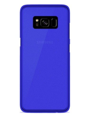 Coque en silicone Givré Bleu