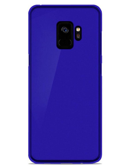 Coque en silicone Givré Bleu pour Samsung Galaxy S9