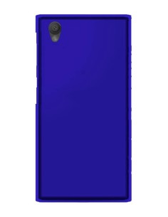 Coque en silicone gel givré Bleu Translucide | 1001coques.fr