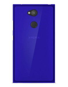 Coque en silicone gel givré Bleu Translucide | 1001coques.fr