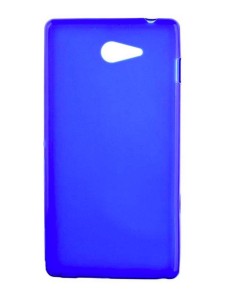 Coque en Silicone Gel givré Bleu Translucide | 1001coques.fr