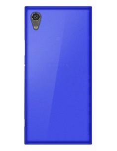 Coque en Silicone Gel givré Bleu Translucide | 1001coques.fr