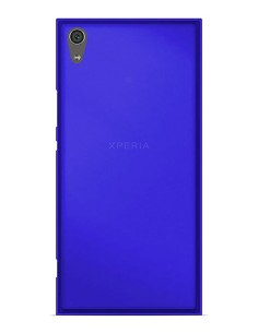 Coque en silicone gel givré Bleu Translucide | 1001coques.fr