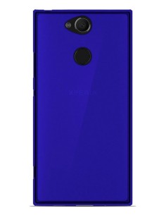Coque en silicone gel givré Bleu Translucide | 1001coques.fr