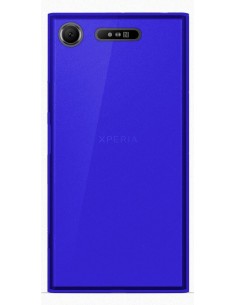 Coque en silicone gel givré Bleu Translucide | 1001coques.fr