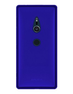 Coque en silicone gel givré Bleu Translucide | 1001coques.fr