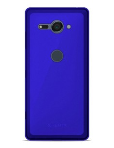 Coque en silicone gel givré Bleu Translucide | 1001coques.fr