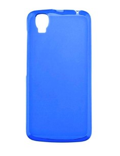 Coque en silicone gel givré Bleu Translucide | 1001coques.fr