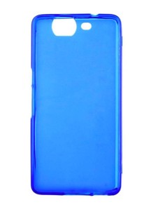 Coque en Silicone Gel givré Bleu Translucide | 1001coques.fr