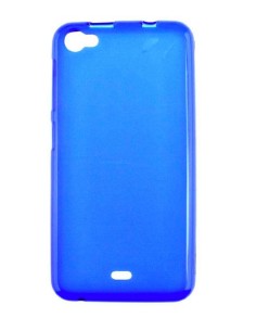 Coque en silicone gel givré Bleu Translucide | 1001coques.fr