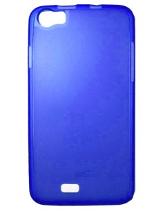 Coque en Silicone Gel givré Bleu Translucide | 1001coques.fr