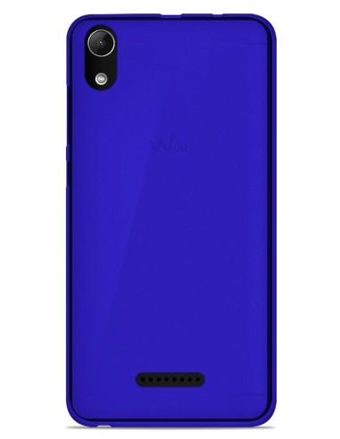 Coque en silicone Givré Bleu