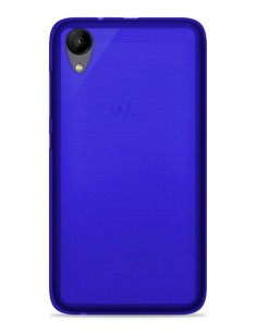 Coque en silicone gel givré Bleu Translucide | 1001coques.fr