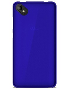 Coque en Silicone Gel givré Bleu Translucide | 1001coques.fr