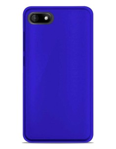 Coque en silicone gel givré Bleu Translucide | 1001coques.fr