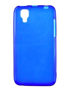 Coque en silicone gel givré Bleu Translucide | 1001coques.fr