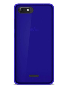 Coque en silicone gel givré Bleu Translucide | 1001coques.fr