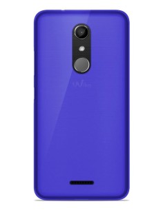 Coque en Silicone Gel givré Bleu Translucide | 1001coques.fr