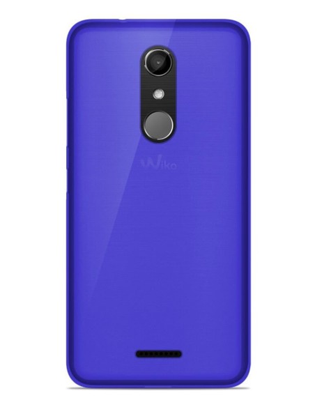 Coque en silicone Givré Bleu pour Wiko U Pulse