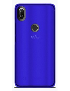 Coque en silicone gel givré Bleu Translucide | 1001coques.fr