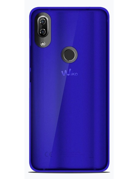 Coque en silicone Givré Bleu pour Wiko View 2 Pro