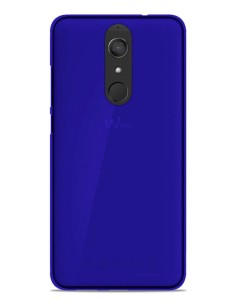 Coque en silicone gel givré Bleu Translucide | 1001coques.fr
