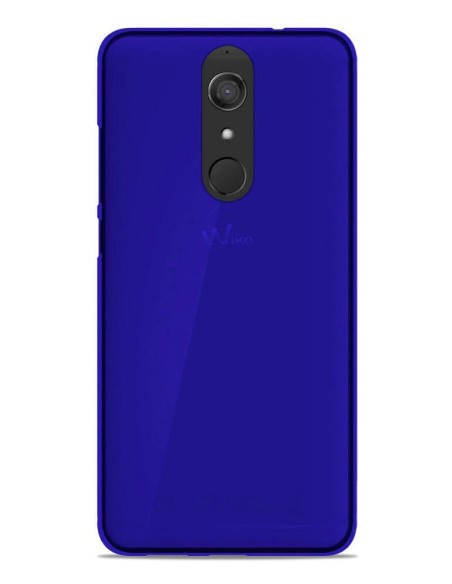 Coque en silicone Givré Bleu pour Wiko View Prime
