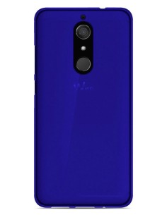 Coque en Silicone Gel givré Bleu Translucide | 1001coques.fr