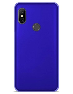 Coque en silicone gel givré Bleu Translucide | 1001coques.fr