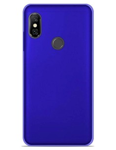 Coque en Silicone Gel givré Bleu Translucide | 1001coques.fr