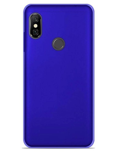 Coque en silicone Givré Bleu