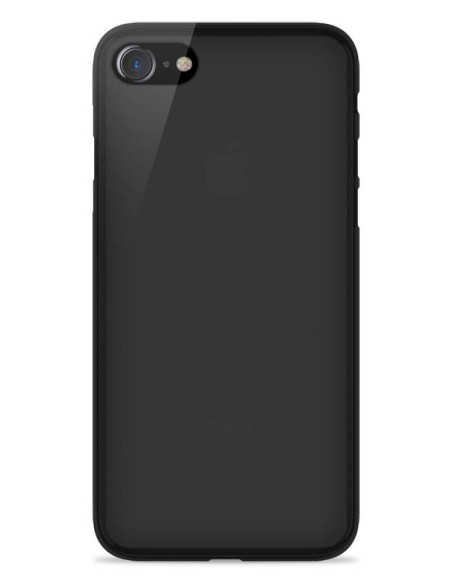 Coque en silicone Givré Noir pour Apple iPhone 7 Plus