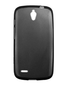 Coque en silicone gel givré Noir | 1001coques.fr