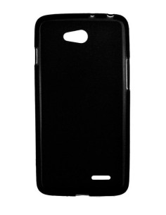 Coque en silicone gel givré Noir | 1001coques.fr