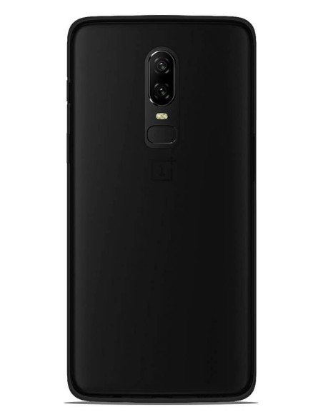 Coque en silicone Givré Noir pour OnePlus 6