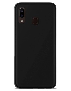 Coque en silicone gel givré Noir | 1001coques.fr