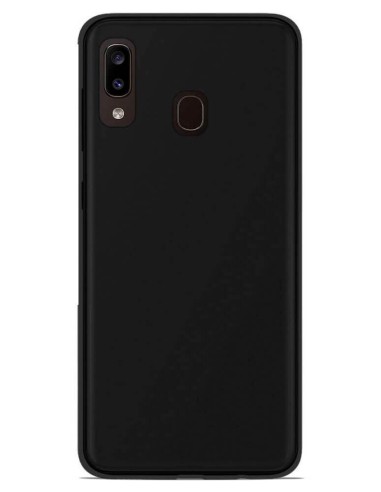 Coque en silicone Givré Noir