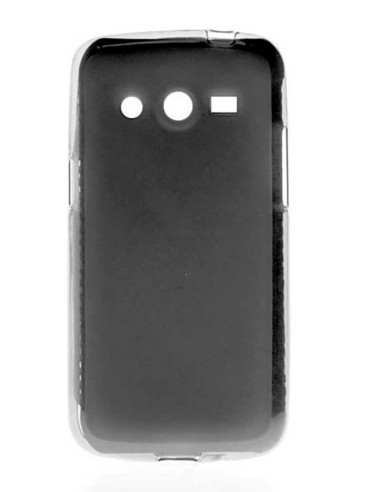 Coque en silicone Givré Noir