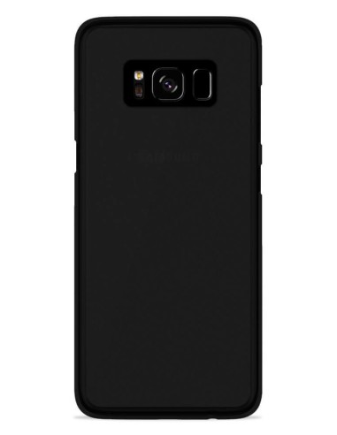 Coque en silicone Givré Noir