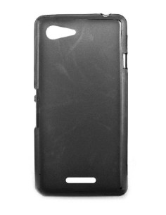 Coque en silicone gel givré Noir | 1001coques.fr