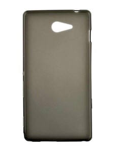 Coque en silicone gel givré Noir | 1001coques.fr
